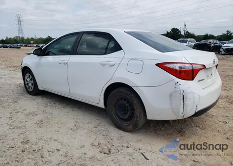 2015 Toyota Corolla L from USA, damaged, VIN 2T1BURHE4FC261910
